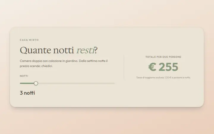 Calcolatore a slider →