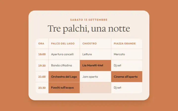 Schedule (timetable)