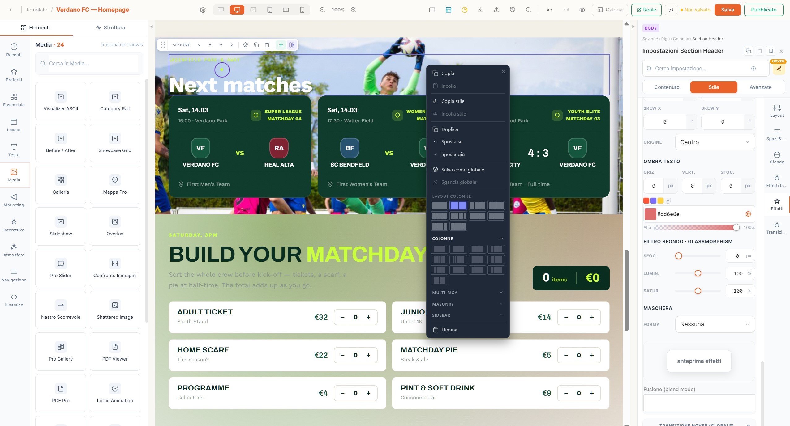 L'editor visuale OLObuild in azione